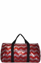 Sequin Duffle Bag-ZIQ592/RED